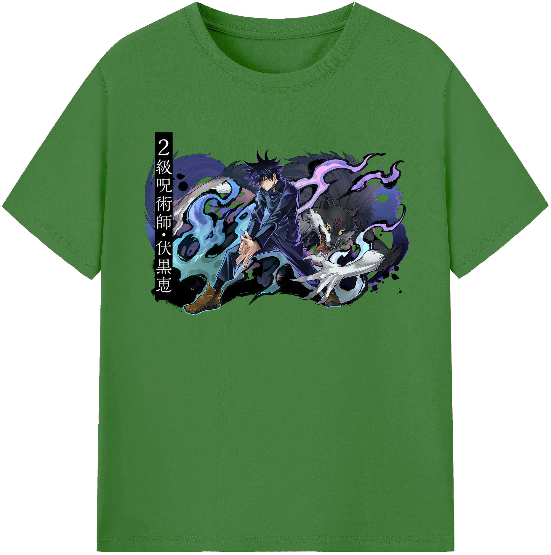 （画像用） 呪術廻戦 Jujutsu Kaisen レディースカジュアルプリントTシャツ（綿100％）